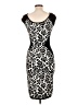 Jax Animal Print Black Cocktail Dress Size L - photo 2