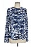Kohl's Blue Long Sleeve Top Size L - photo 1