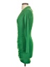 Bershka Solid Green Cocktail Dress Size XS - photo 5