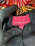 Flying Tomato 100% Polyester Print Orange Blazer Size S - photo 6