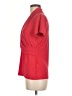 DKNY Red Short Sleeve Blouse Size M - photo 5