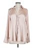 H&M Metallic Pink Long Sleeve Blouse Size M - photo 1