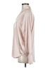 H&M Metallic Pink Long Sleeve Blouse Size M - photo 5