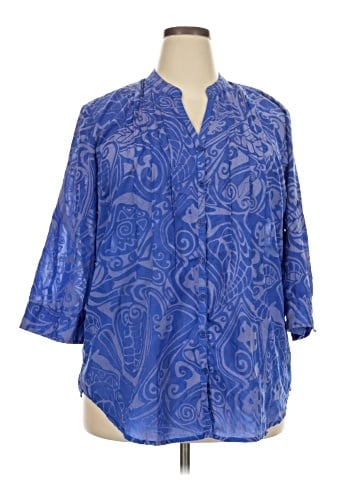 Art and Soul 3/4 Sleeve Blouse (view 1)