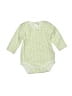 Beaux et Belles Green Long Sleeve Onesie Size 0-3 mo - photo 1