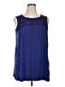 Catherines Blue Sleeveless T-Shirt Size 0X - photo 1