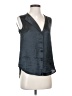 Theory 100% Polyester Gray Sleeveless Blouse Size P (petite) - photo 1