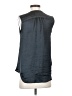 Theory 100% Polyester Gray Sleeveless Blouse Size P (petite) - photo 2