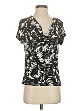 Brittany Black Short Sleeve Blouse