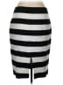 Express Stripes Black Casual Skirt Size L - photo 2