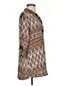 John Mark 100% Rayon Brown 3/4 Sleeve Blouse Size S - photo 4