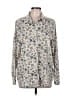 Unbranded Floral Ivory Long Sleeve Blouse Size L - photo 1