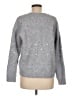 Ann Taylor LOFT Polka Dots Gray Pullover Sweater Size M - photo 2