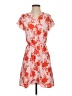 41Hawthorn 100% Polyester Print Orange Casual Dress Size XS - photo 1