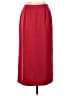 Metrostyle 100% Polyester Solid Red Formal Skirt Size 12 - photo 1