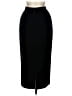 Jacqueline Ferrar 100% Polyester Solid Black Formal Skirt Size 10 Petite - photo 2