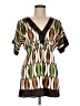 Eyeshadow 100% Polyester Graphic Green Casual Dress Size M - photo 1