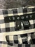 Theory Checkered-gingham Ivory Casual Pants Size 2 - photo 4