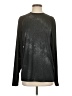 Perry Ellis Metallic Gray Black Long Sleeve T-Shirt Size S - photo 1