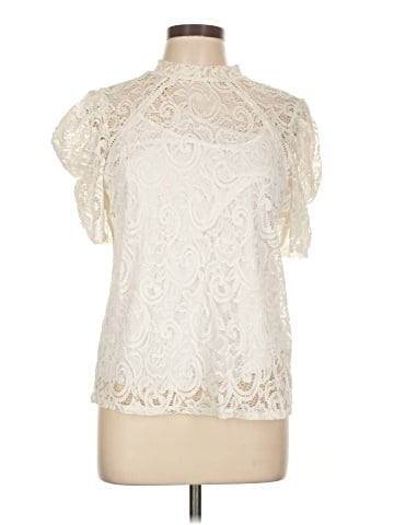 Perseption Concept Short Sleeve Blouse (view 1)