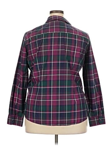 Foxcroft Long Sleeve Button-Down Shirt (view 2)