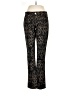Style Animal Print Black Casual Pants Size 6 - photo 1