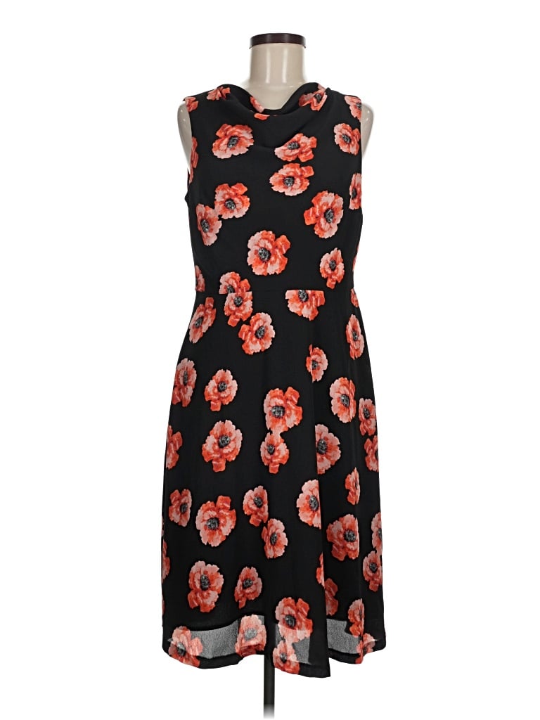 Pre-owned Talbots Casual Dress In Black
