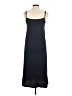 Unbranded Solid Black Casual Dress Size M - photo 2