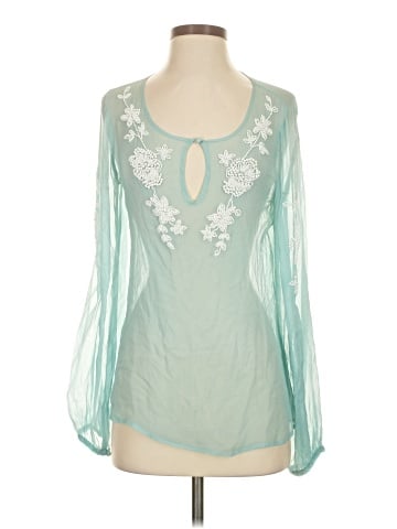 Gold Hawk Long Sleeve Blouse (view 1)