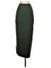 Open Edit Solid Green Casual Skirt Size XXS - photo 2