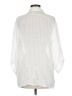 Unbranded White 3/4 Sleeve Button-Down Shirt Size S - photo 2