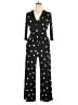 Hobbs London Polka Dots Black Jumpsuit Size 8 - photo 1