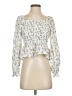 Dizzy Lizzy 100% Cotton Ivory Long Sleeve Blouse Size XS - photo 1