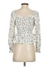 Dizzy Lizzy 100% Cotton Ivory Long Sleeve Blouse Size XS - photo 2