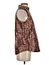 J.Crew Houndstooth Brown Sleeveless Blouse Size XS - photo 4