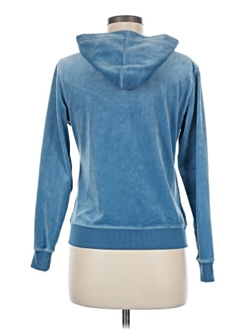 White Mark Zip Up Hoodie (view 2)