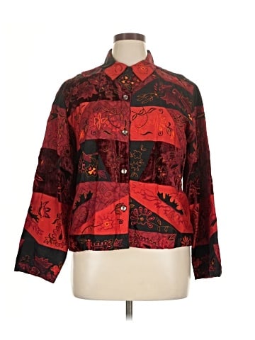 Chico's Design 3/4 Sleeve Silk Top (view 1)