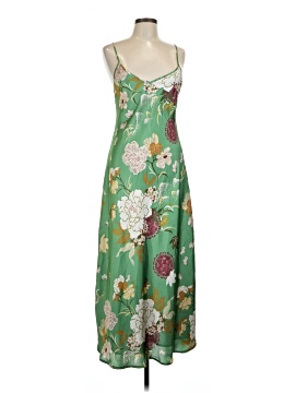 zara green floral slip dress Shop Green Kids Party Wear Frock Online India main image 1