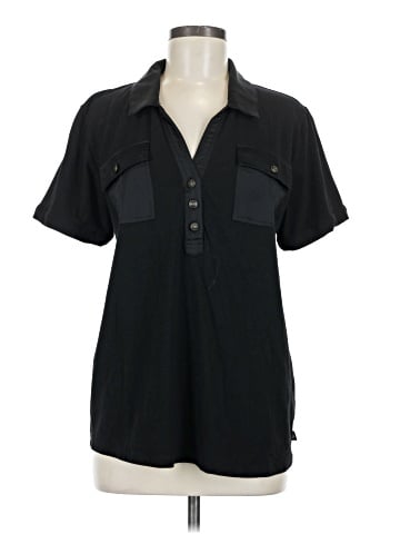 Karl Lagerfeld Short Sleeve Blouse (view 1)