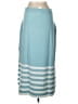 Edited Stripes Teal Formal Skirt Size L - photo 2