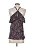 Ann Taylor LOFT 100% Rayon Blue Sleeveless Blouse Size XS - photo 2