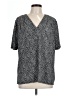 MICHAEL Michael Kors Black Short Sleeve Blouse Size XL - photo 1