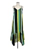 Jealous Tomato 100% Polyester Stripes Green Casual Dress Size M - photo 1