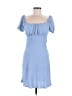 Blu Pepper 100% Polyester Blue Casual Dress Size L - photo 1