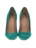 J.Crew Color Block Teal Heels Size 6 - photo 2