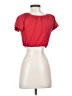Maya Red Short Sleeve Blouse Size XS (estimated) - photo 2