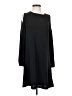 Apt. 9 Solid Black Casual Dress Size S - photo 1