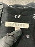 Harper 100% Rayon Polka Dots Black Long Sleeve Blouse Size M - photo 7