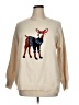 Ann Taylor LOFT Print Tan Pullover Sweater Size XL - photo 1