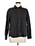 Madewell Solid Black Long Sleeve Button-Down Shirt Size M - photo 1